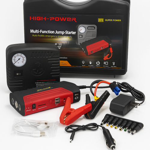 JUMPER DE BATERÍA Y COMPRESOR (10 UND X CAJA)